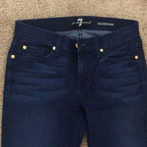 7 For All Mankind Denim - “7 for all man kind” dark blue jeans, size 28,New!